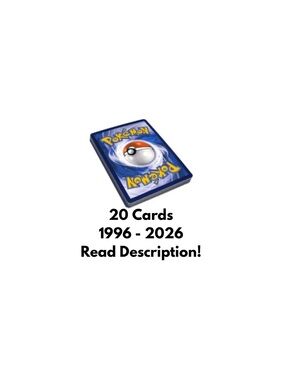 20 Card Pokemon TCG Lot